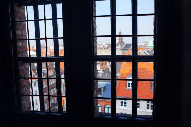 istock Looking to Central Copenhagen through the Window 1256933329