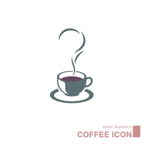 Vector illustration of Vector drawn coffee.