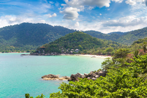 istock Beach on Koh Phangan island, Thailand 1256936748