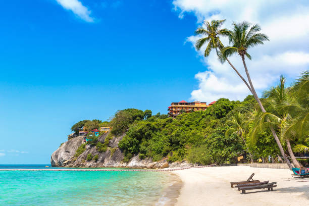 istock Leela beach on Phangan island, 1256939057