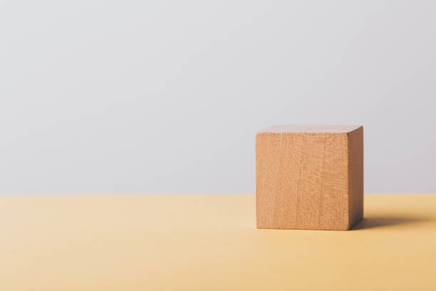 istock Blank Wooden Block With Copy Space 1256941888