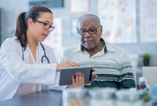 istock Senior medical appointment 1256945097