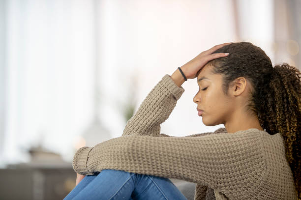 istock Teenage girl struggles with depression 1256947077
