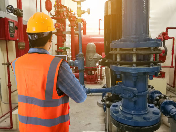 istock An engineer with a tablet Inspect industrial electricity generator backup device 1256965969