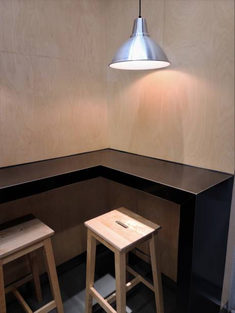 istock an interior design with a lampshade 1256968777