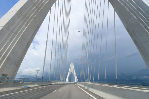 istock Sultan Haji Omar Ali Saifuddien Bridge in Brunei Darussalam 1256969804