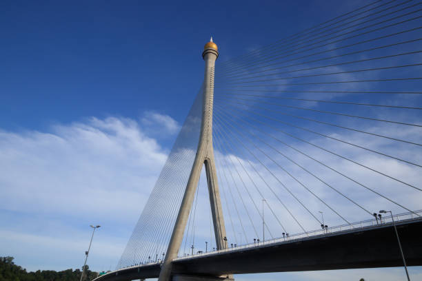 istock RIPAS Bridge in Brunei Darussalam from below 1256970520