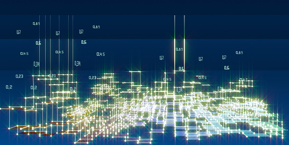 Analysis Abstract Abstract Analysis Infographics Background With Blurred Lines 3d Diagram ...