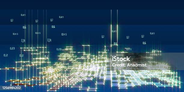Graphics Analysis Background Abstract Analysis Infographics Background With Blurred Lines 3d Diagram ...