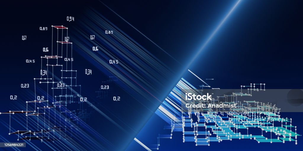 Analysis Background Simple Abstract Analysis Infographics Background With Blurred Lines 3d Diagram ...