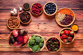 Healthy foods high in antioxidants