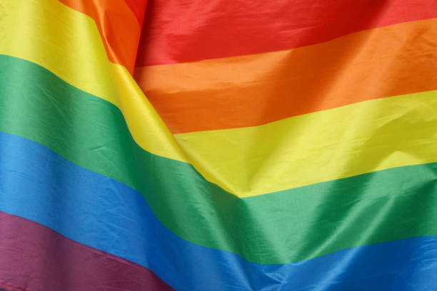 istock LGBT rainbow or flag on whole background 1256990648