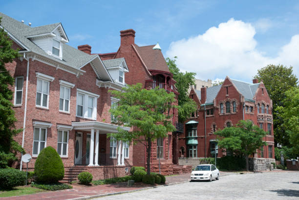 istock Norfolk Old Town Houses 1256991403