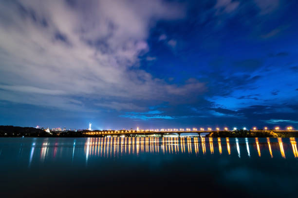 istock Evening view of Kyiv 1256991567