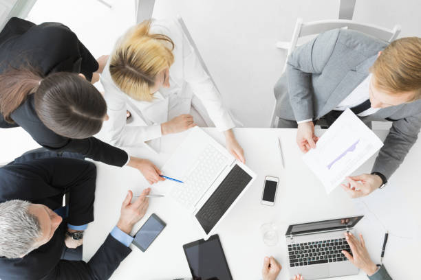 istock Business people at meeting 1257001942