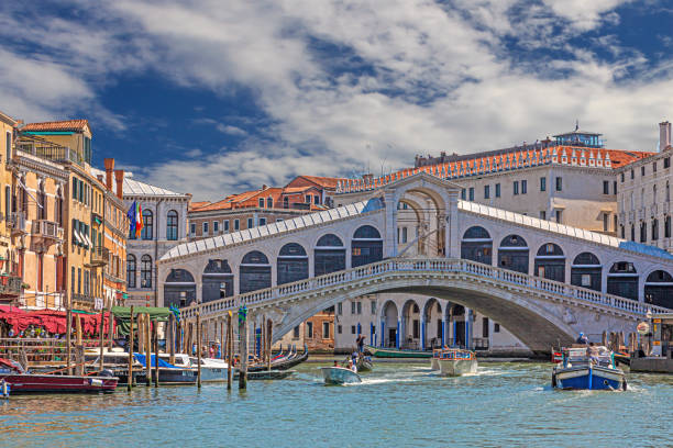 istock View on Rialto Bridge in Venice without people during Covid-19 lockdown 1257003020