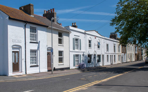 park street , deal, kent, inglaterra - deal kent - fotografias e filmes do acervo