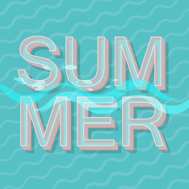 istock Summer. Thematic design for sticker, label, poster, card, invitation, menu and other printing products. Vector illustration. 1257008711