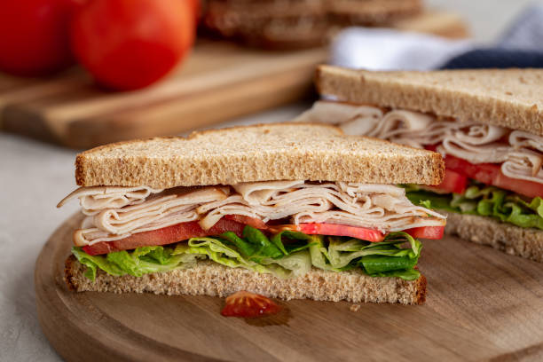 istock Turkey Sandwich With Lettuce and Tomato 1257014375