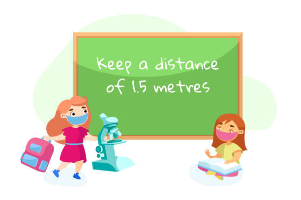 Keep Distance For Kids 40+ Kids Keeping Distance Stock Photos, Pictures & Royalty-Free Images ...
