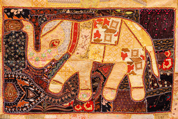 istock Handmade, colorful souvenirs from India 1257018358