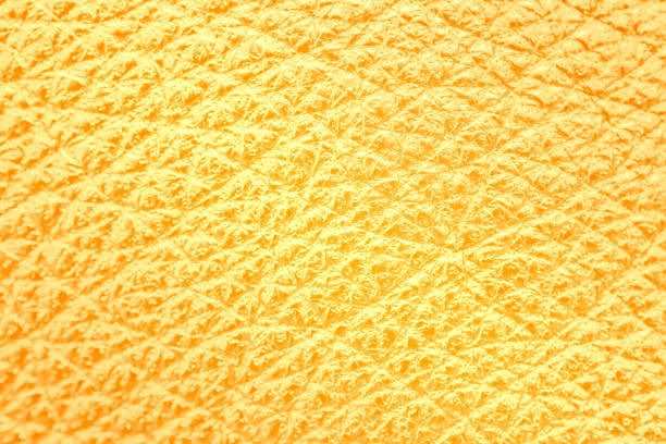 istock Golden leather texture background, close up 1257037182