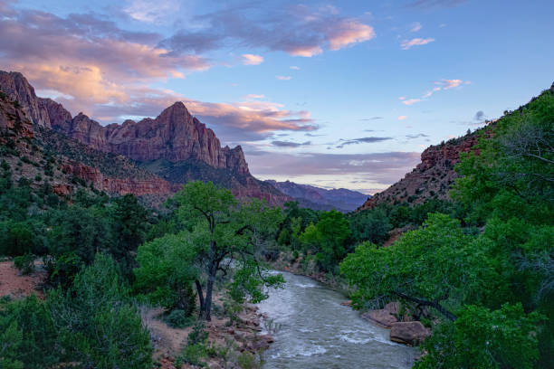 istock Dusk At Zion National Park 1257043609