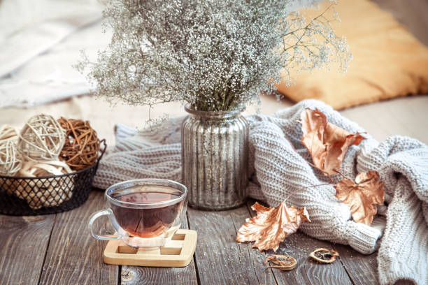 istock still life autumn cozy composition with tea 1257044233