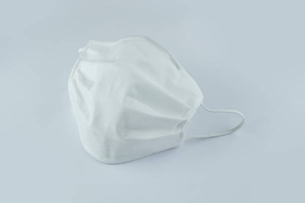 istock White Face Mask Mockup, Blank dust mask isolated on white background, ready for your design 1257047728