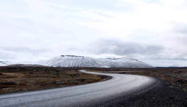 istock Road to Hverfjall 1257053992