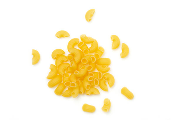 istock uncooked elbow macaroni isolated on white background 1257055024