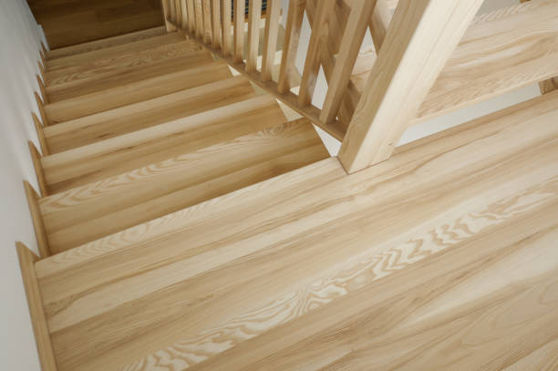 istock Staircase in contemporary house 1257056227