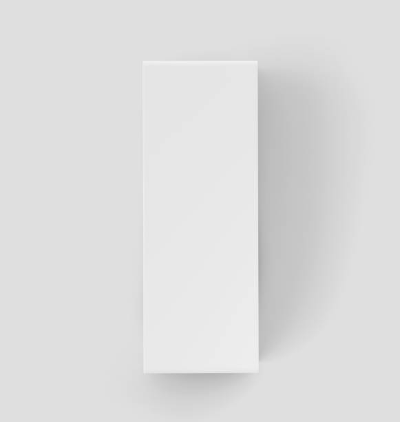 istock White box Mockup, blank carton container 3d rendering isolated on light background 1257056239
