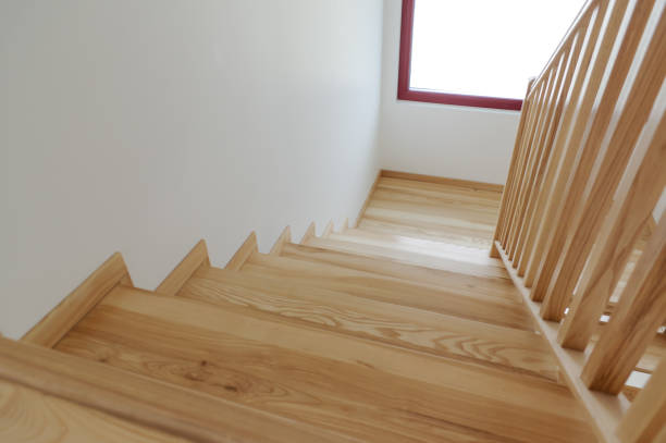 istock Staircase in contemporary house 1257056257