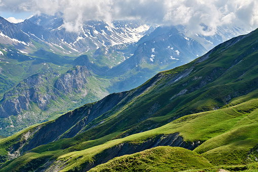 Green Valley and Landform, European Alps