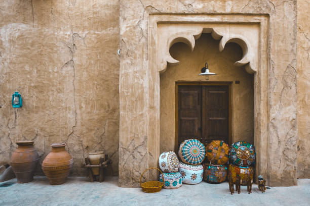 istock Goods for Sale at Dubai Traditional Storefront 1257062573