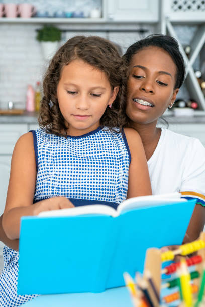 istock Mother helping daughter with homework 1257066096