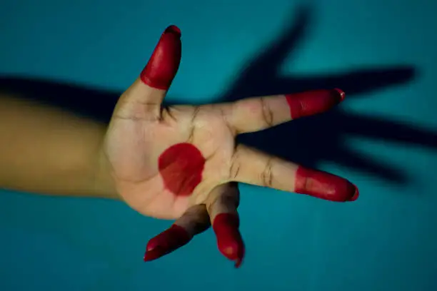 Photo of mudras or gestures of bharatanatyam dance