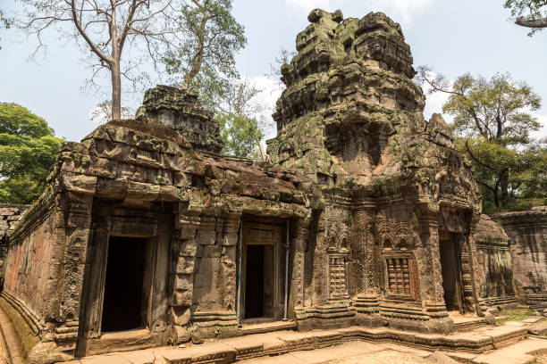 istock Ta Prohm temple in Angkor Wat 1257077154
