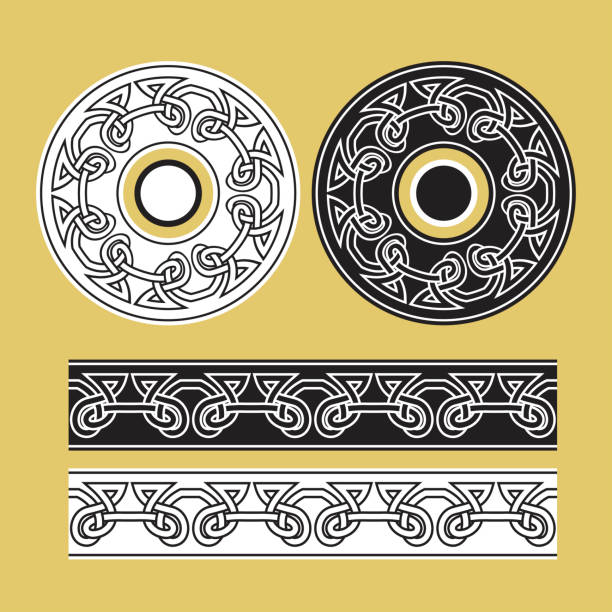 Knotwork Border 100+ Celtic Knotwork Borders Pic Stock Photos, Pictures & Royalty-Free ...