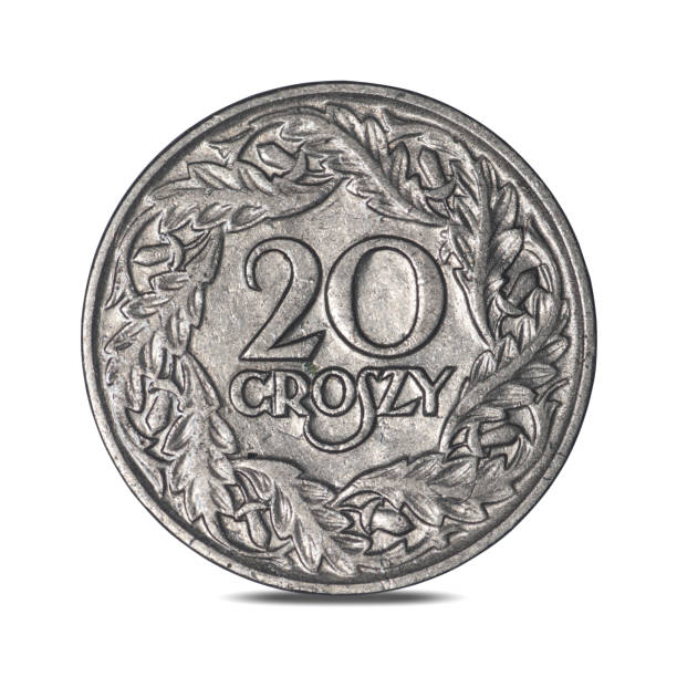 istock Polish coin of low denomination 1257087769