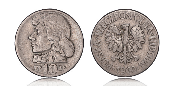 10 zlotys - Tadeusz Kociuszko - 1959-66 on a white background