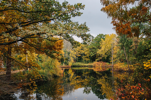 Image of a famous Berlin Tiergarten park.