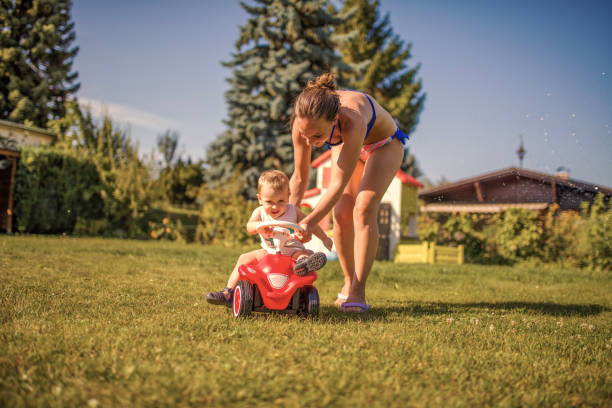 istock Her boy fill her life with joy 1257092828