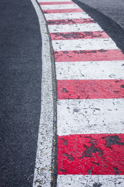 istock asphalt road with traffic lines on the side 1257095360