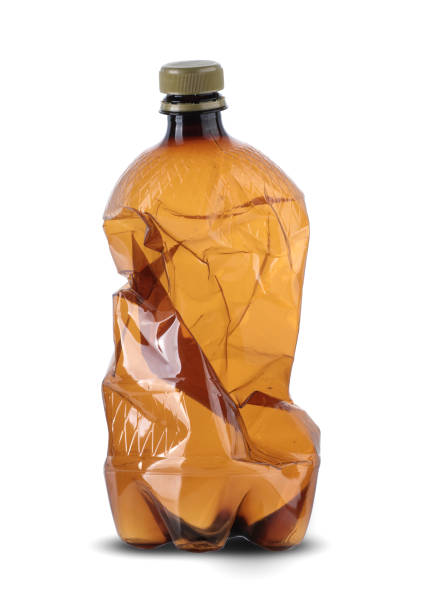istock large crushed drink bottle on white background 1257096604