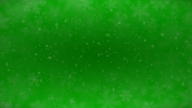 istock Christmas background of snowflakes 1257099984