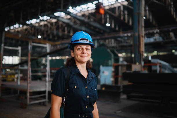 istock Image of a female factory technician 1257103344