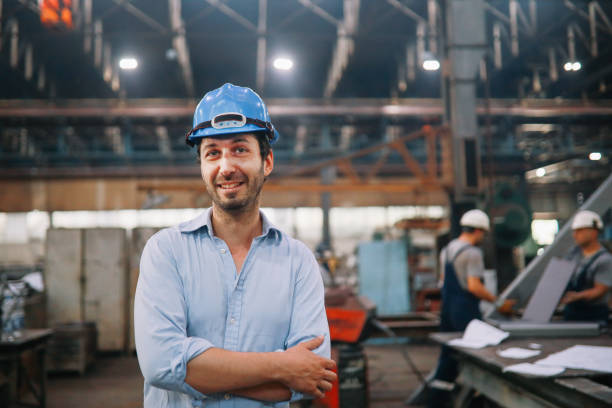 istock Portrait of a factory technician 1257105790