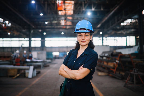 istock Portrait of a factory technician 1257105826